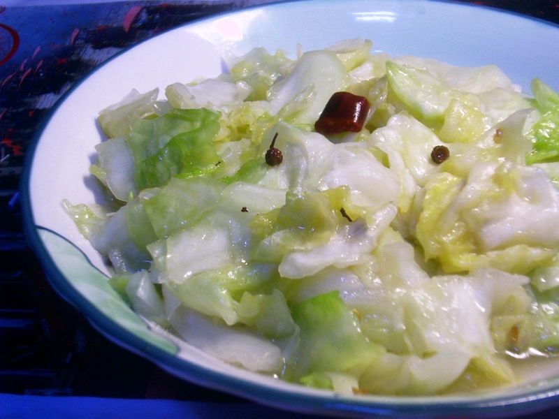 酸辣圆白菜