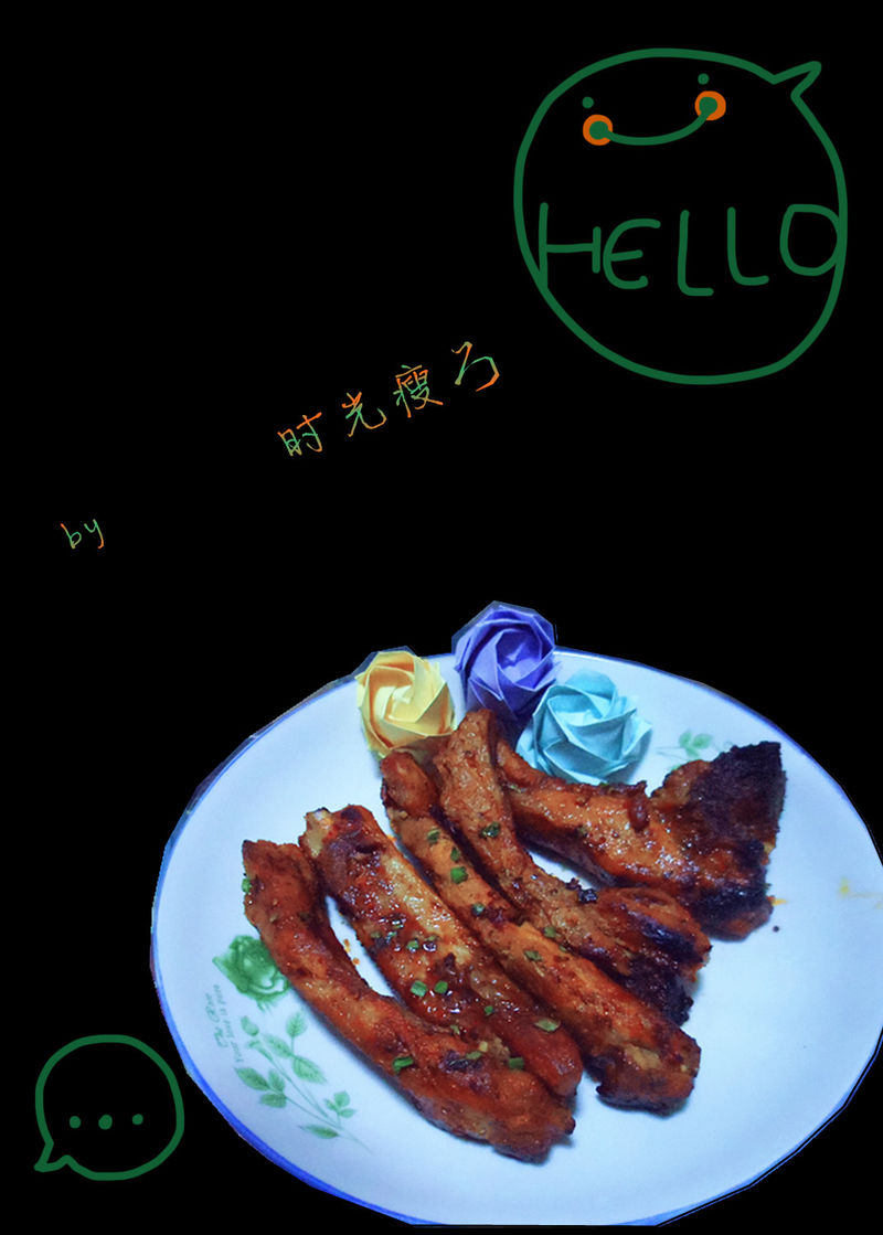 香辣烤排骨