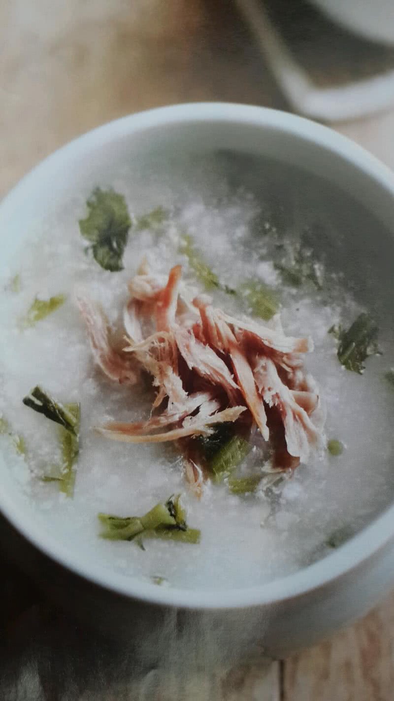 雪菜烧鸭粥