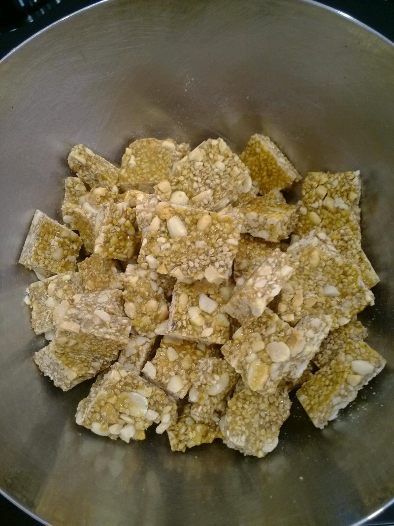 花生芝麻糖的做法