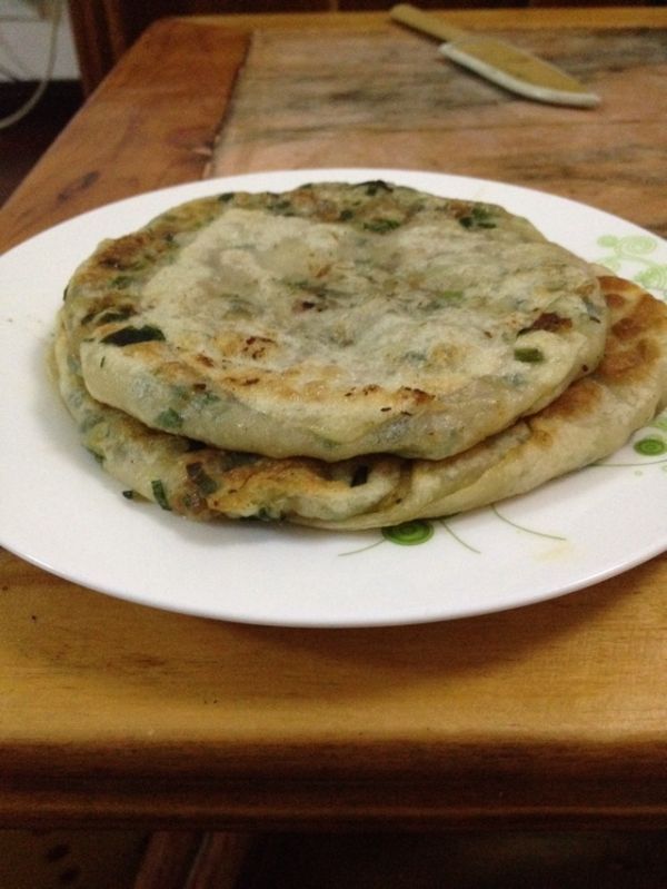 韭菜肉饼