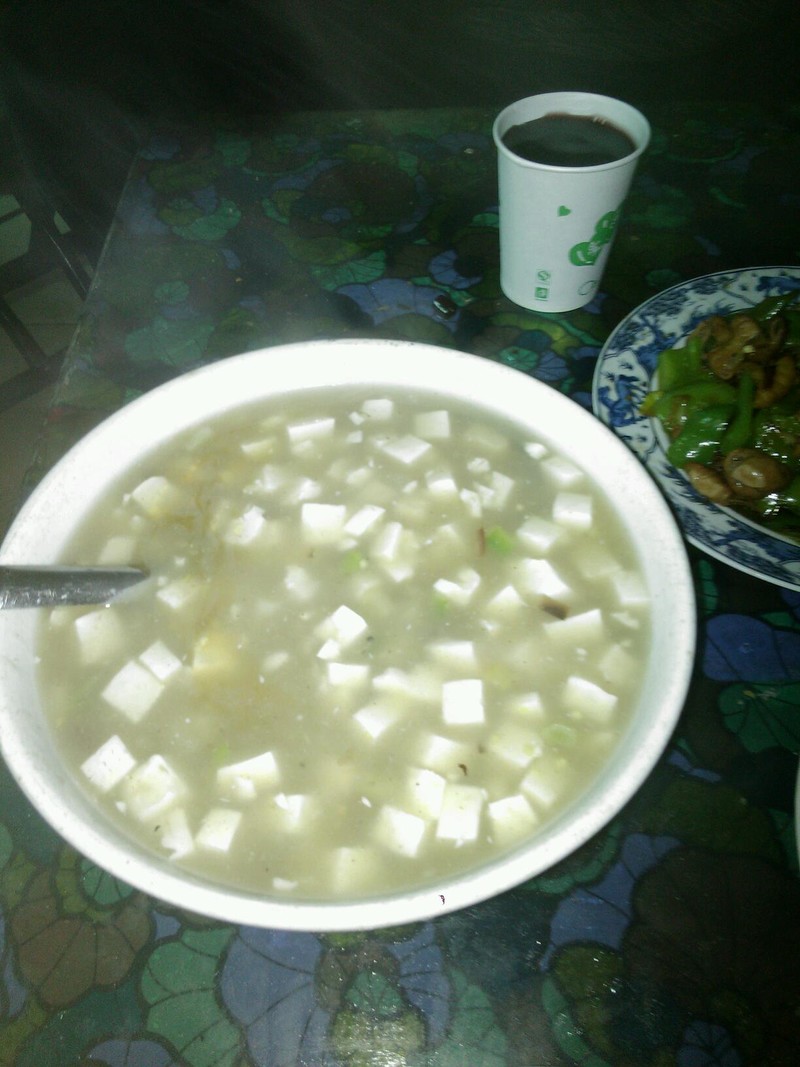 尖椒豆腐汤