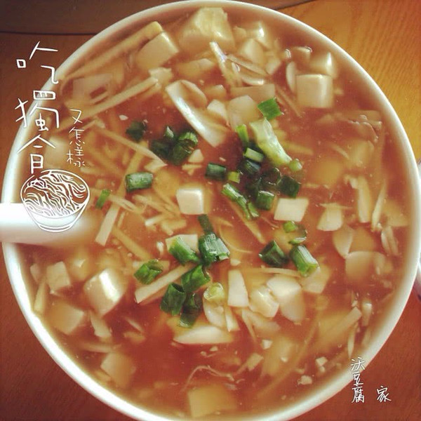 豆腐羹(沃做法)的鸡胸一顿饭吃一整块豆腐图片