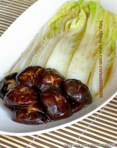 鲜菇扒娃娃菜