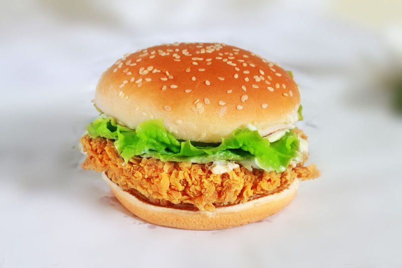 自制劲脆鸡腿堡(比得上肯德基)