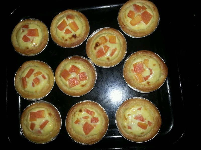 木瓜蛋挞的做法_【图解】木瓜蛋挞怎么做好吃