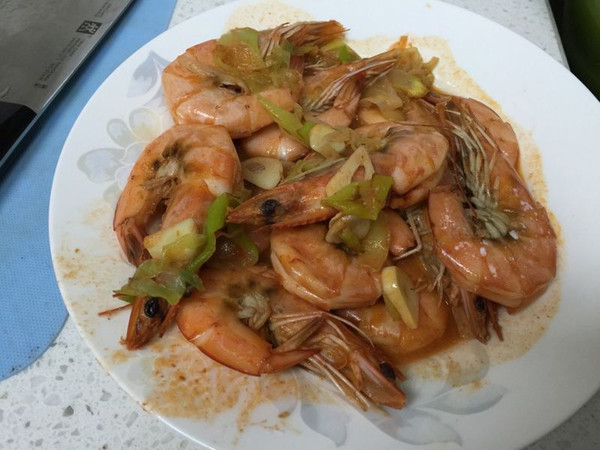家常炒虾