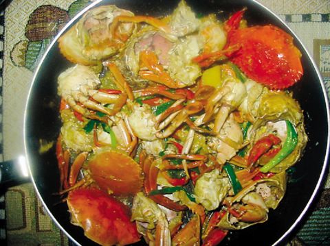 姜葱螃蟹的做法_姜葱螃蟹怎么做好吃