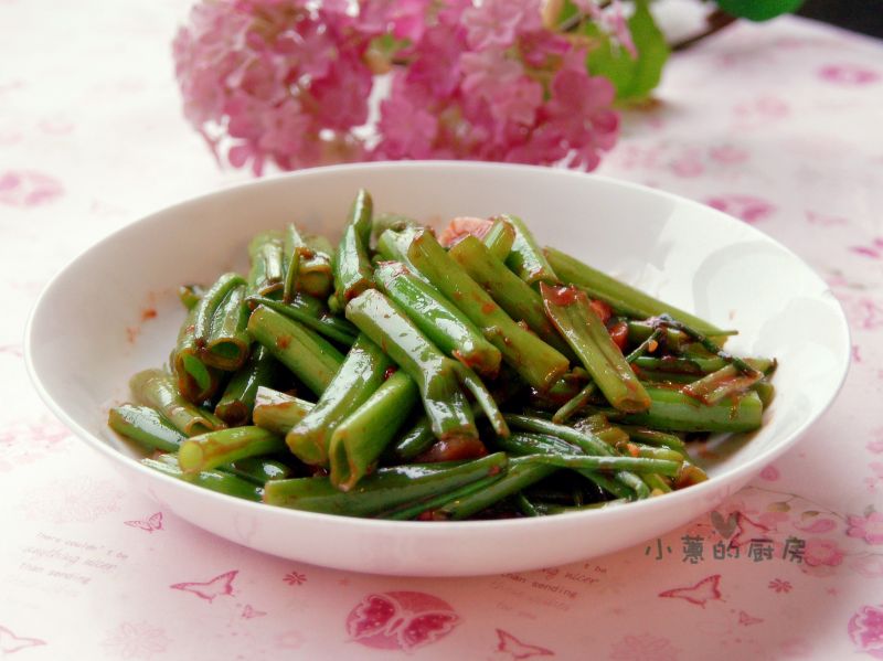 虾酱空心菜 微博疯传的拌面 蒜蓉炒空心菜 蒜蓉烤茄子 麻婆豆腐 润肠
