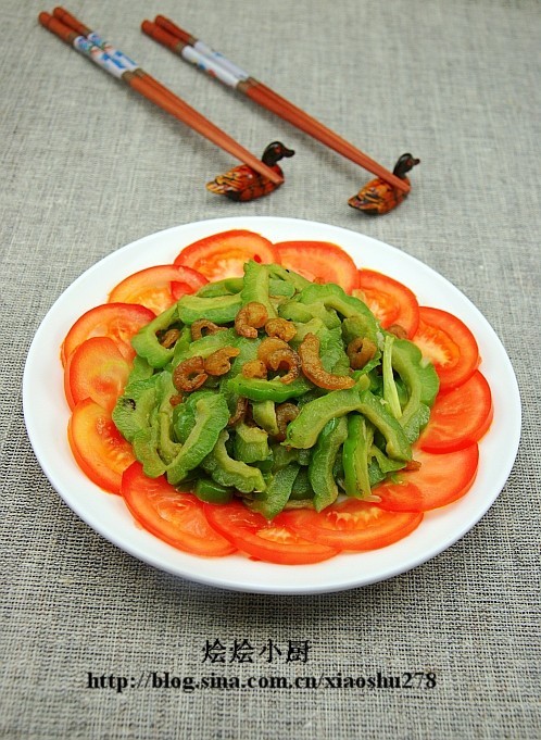 苦瓜炒虾米的做法_【图解】苦瓜炒虾米怎么做