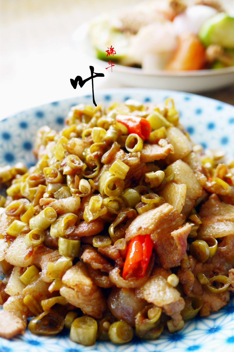 酸豆角炒花腩 夏天的下饭菜