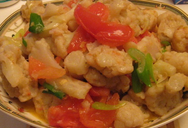 家常炒菜花的做法_【图解】家常炒菜花怎么做