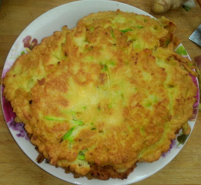 西葫芦鸡蛋饼(我们老家叫呱哒)