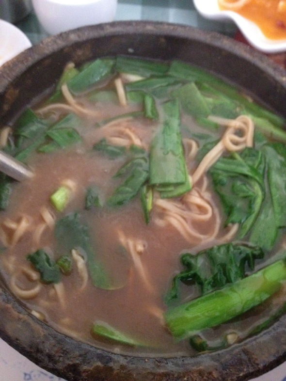 豆面条(沙锅)