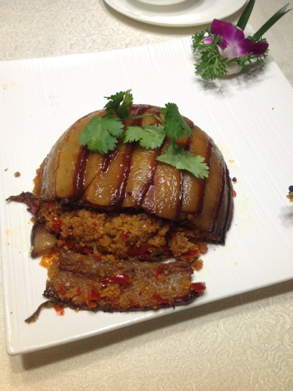 渣辣椒扣肉