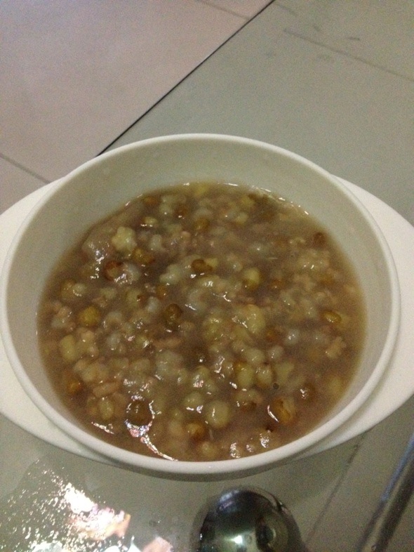 绿豆大米粥