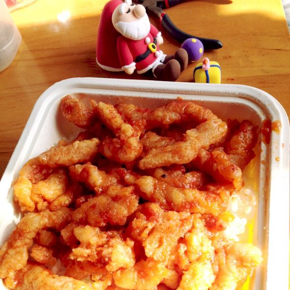 糖醋里脊盖饭
