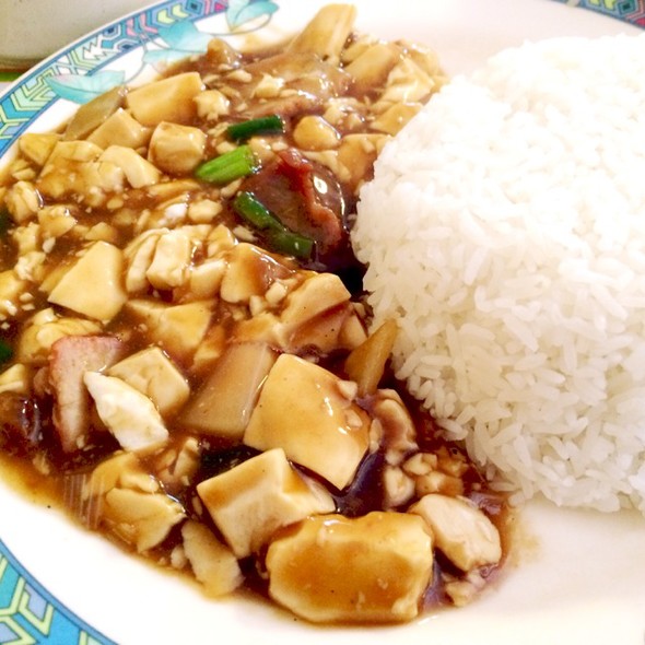 叉烧豆腐饭