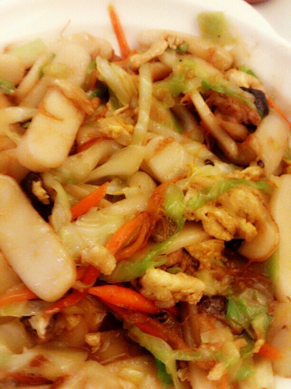 肉松蛋炒年糕