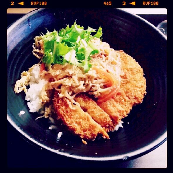 炸猪排盖饭