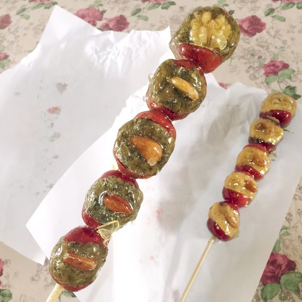 绿豆馅儿糖葫芦