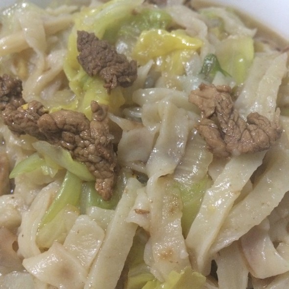白菜肉丝烩饼