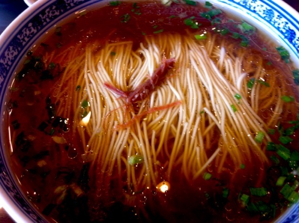 红汤面