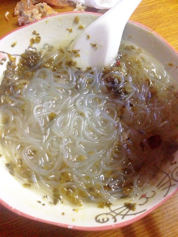 咸菜粉丝