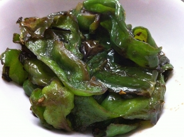 酱油煸菜椒