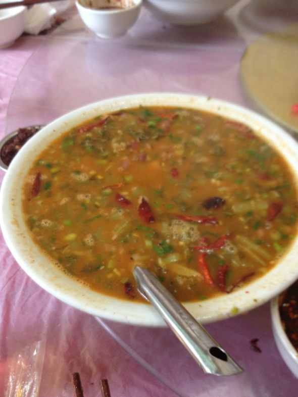 酸菜红豆汤