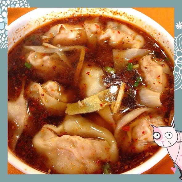 红汤馄饨