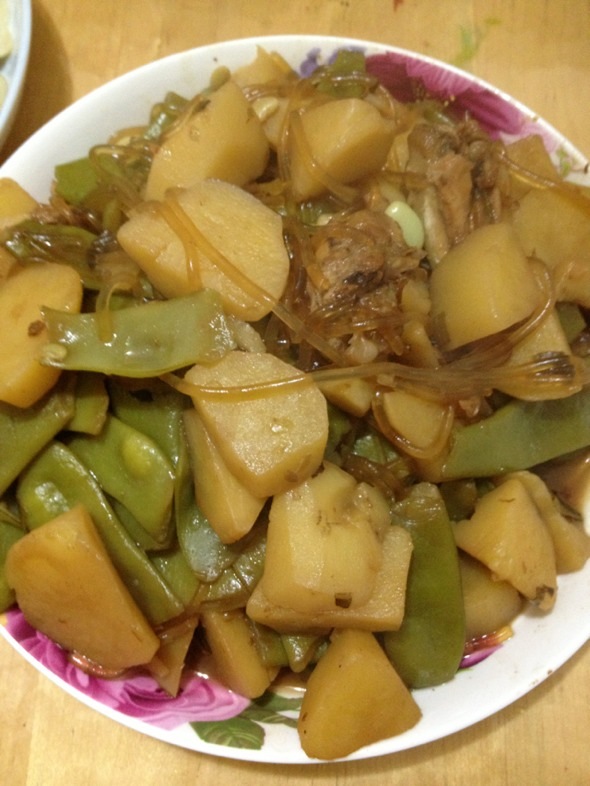土豆芸豆炖粉条