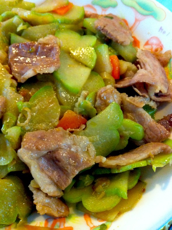 佛手瓜炒肉