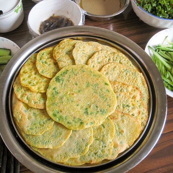 香葱鸡蛋饼