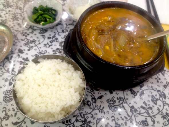 辣白菜牛肉汤