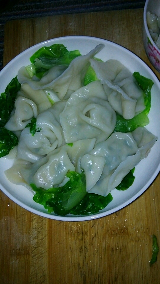 三鲜荠菜饺子