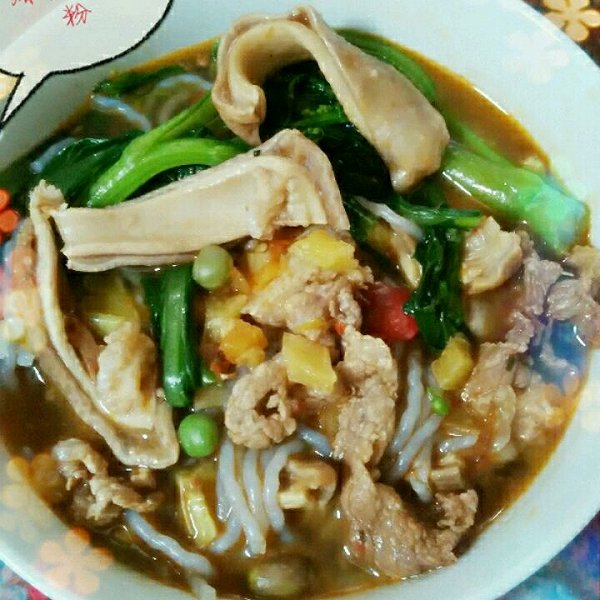 ソi的自作猪肚酸辣粉做法的学习成果照_豆果美食
