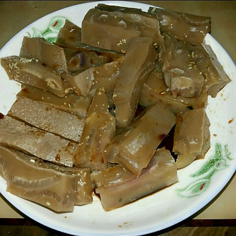 猪肉皮冻~东北做法