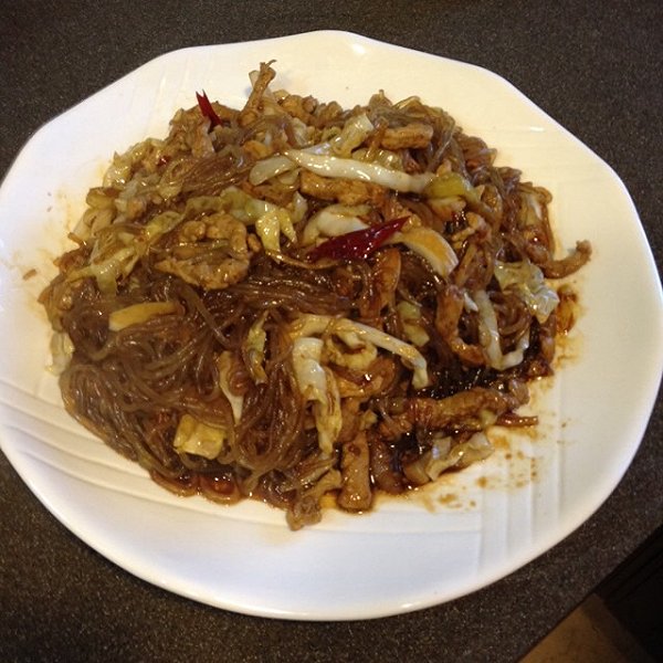 泡菜苕粉肉丝